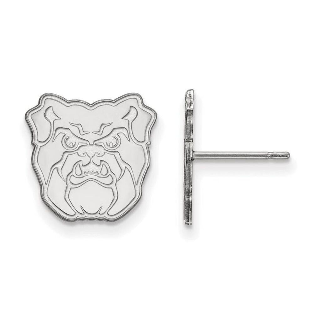 Sterling Silver Butler University Small Post Earrings